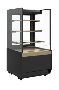 Витрина кондитерская Carboma KC70 VM 0,6-2 STANDARD 9005-0109 (открытая, прямая боковина, версия 2.0)