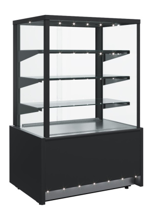 Витрина кондитерская Carboma KC70 VH 0,6-1 LIGHT Chocolate 9005-0430 (ВХСв-0,6д Cube)