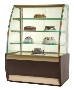 Витрина кондитерская Carboma K70 VH 1,3-1 LIGHT Chocolate 0012-0109 (ВХСв - 1,3д)