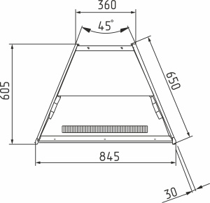 Витрина нейтральная Carboma K70 N-3 LIGHT 0013-0430
