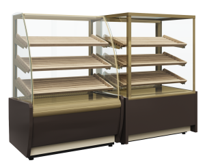Витрина хлебная Carboma K70 N 1,3-1 LIGHT Bread 0012-0109 (со стеклом)